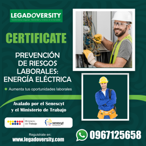 Certificación en Prevención de Riesgos Laborales: Energía Eléctrica