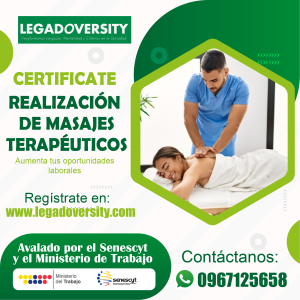 Certificación en Realización de Masajes Terapéuticos