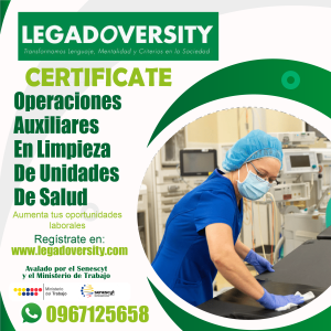 Certificación en Operaciones Auxiliares en Limpieza de Unidades de Salud