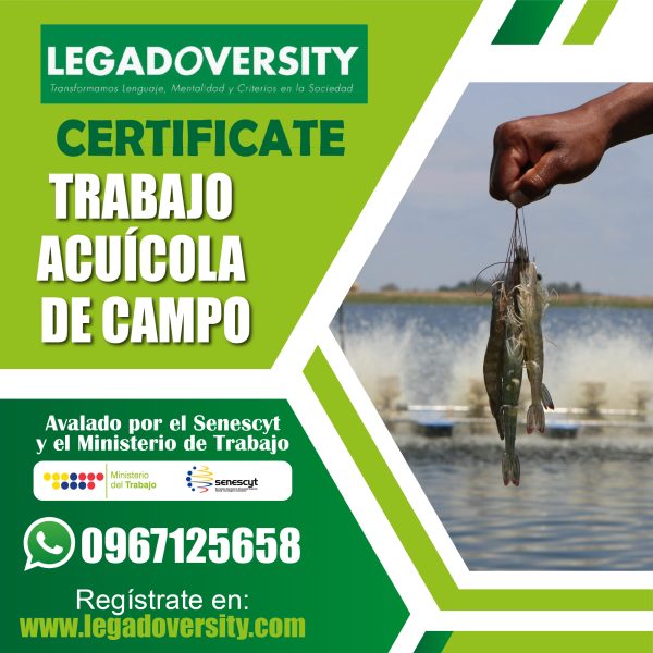 Certificación en Trabajo Acuícola de Campo